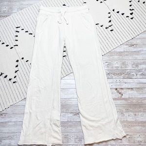 Mate Edin Crop Organic Terry Front Sweatpants Bone Cream Size Small